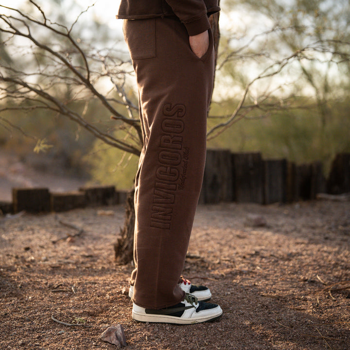 TIMEFADE STRAIGHT FIT PANT [BROWN]