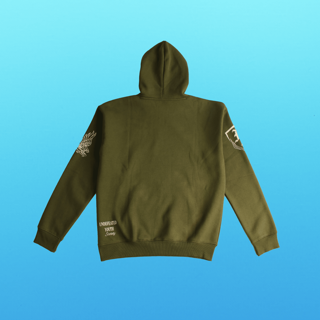 ASCEND HOODIE - OLIVE-Invicoros Athletics 